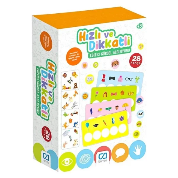 Ca Games Ca5151 Hızlı Ve Dikkatli Eğitici Görsel Algı Oyunu - Görsel 4