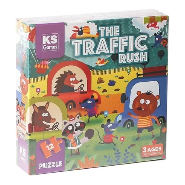 Ks Games The Traffic Rush Puzzle 12 Parça 32702 - Görsel 7