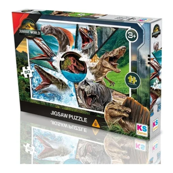 Ks Games Jurassic Wolrd Rebirth 50 Parça Puzzle Jw709 - Görsel 6