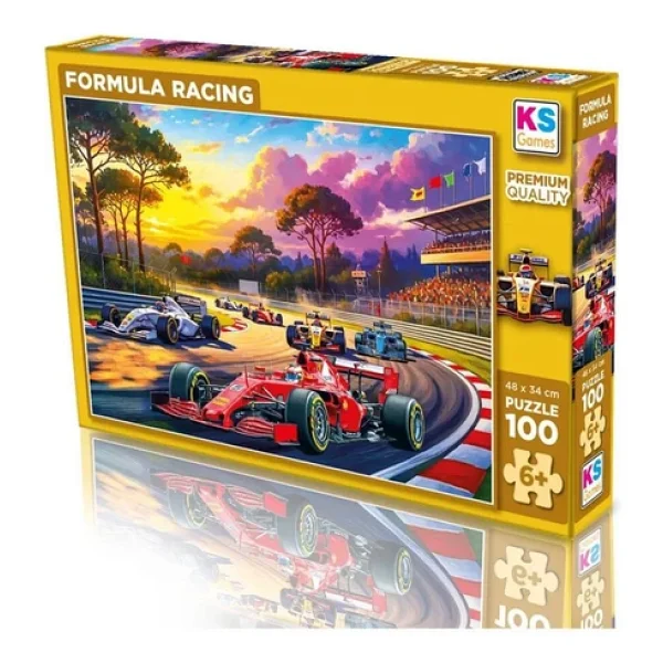 Ks Games Formula Racing 100 Parça Puzzle 31505 - Görsel 3
