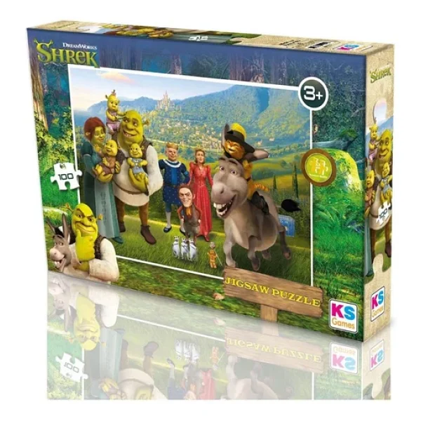 Ks Games Shrek 100 Parça Puzzle Sh714 - Görsel 4