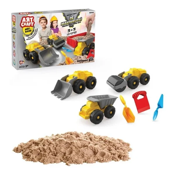 Art Craft İş Makineleri Kum Seti 750 Gr 03727 - Görsel 9