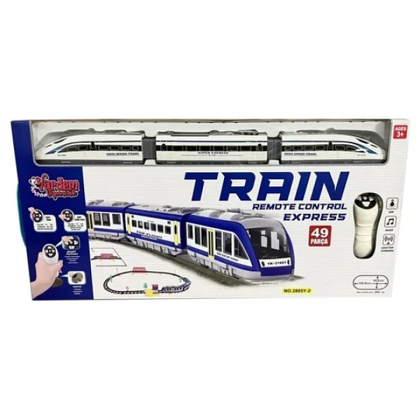 Vardem Le-2805y-2 49 Parça Işıklı 265 Cm Hızlı Tren Seti - Görsel 3