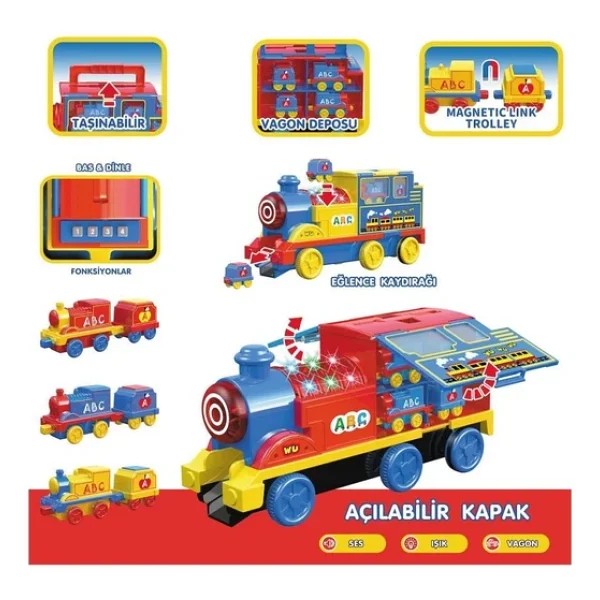 Vardem Lfı-9522 Işıklı Müzikli İnteraktif Tren - Görsel 6