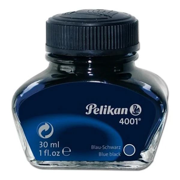 Pelikan 4001 30 Ml Mavi-Siyah Yazı Mürekkebi - Görsel 5