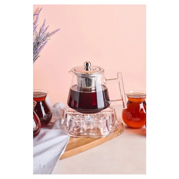 Perotti Warmy Demlik Altı Isıtıcı Cam Stand 14 Cm 40029 - Görsel 3