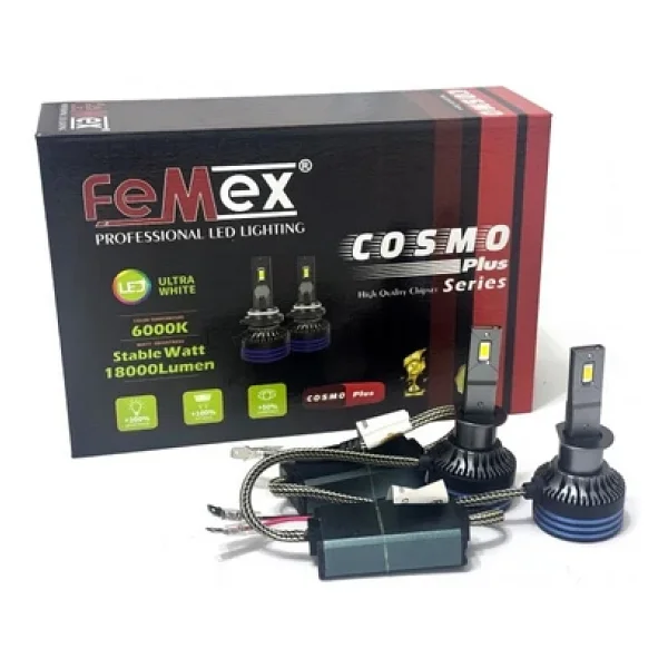 Femex Cosmo Plus H1 Yeni Nesil LED Far Xenon LED Headlight - Görsel 3
