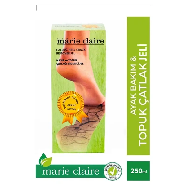 Marie Claire Ayak Bakımı Nasır Topuk Çatlak Giderici Jel 250ml Güçlü Formül - Görsel 3