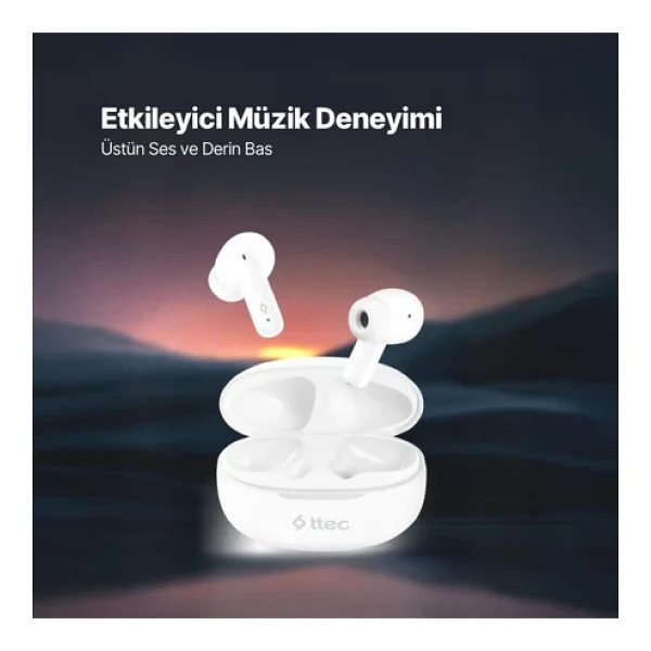 Ttec Airbeat Clap 2km160b TWS Kulak İçi Bluetooth Kulaklık - Görsel 4
