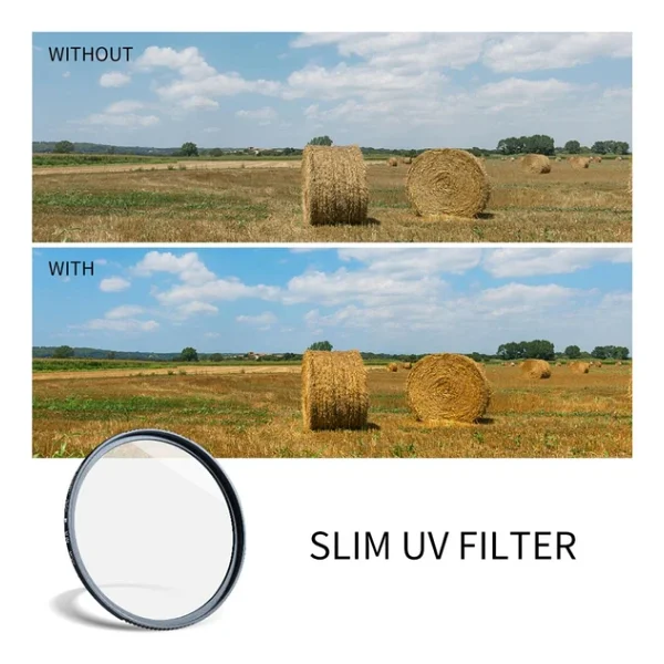 K&F Concept 86mm Mc-Uv Slim Filtre - Mükemmel Japon Optiğinden - Görsel 4