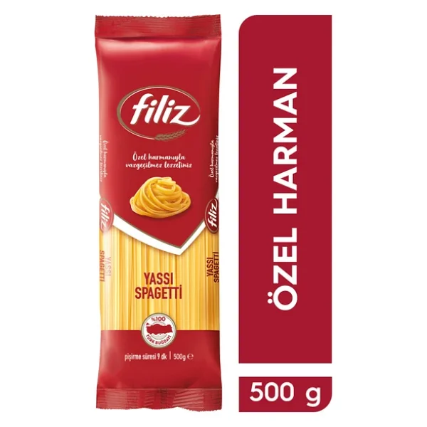 Filiz Yassı Spagetti Makarna 500 Gr - Görsel 3