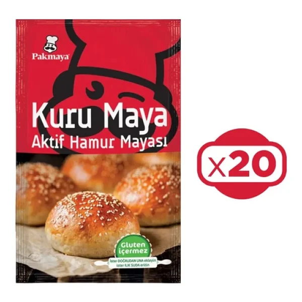 Pakmaya Kuru Maya 100 Gr X 20 Adet - Görsel 3
