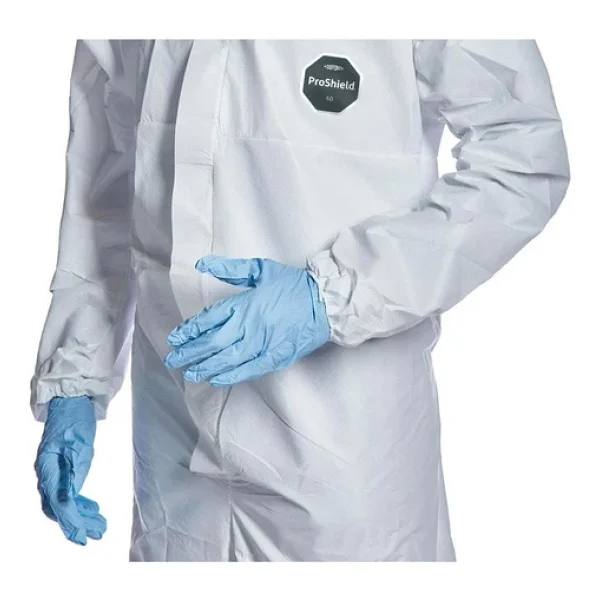 Dupont Proshield 60 Lamineli Tek Kullanımlık Kimyasal Dayanımlı Koruyucu Tulum 2xl Beyaz - Görsel 7