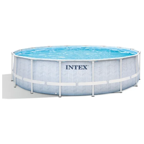 İntex 26746 488x122cm Yuvarlak Prefabrik Havuz Seti 220v Filtreli - Görsel 6