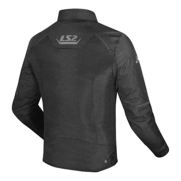 Ls2 Breeze Erkek Siyah-Kırmızı Yazlık Motosiklet Montu - Görsel 2