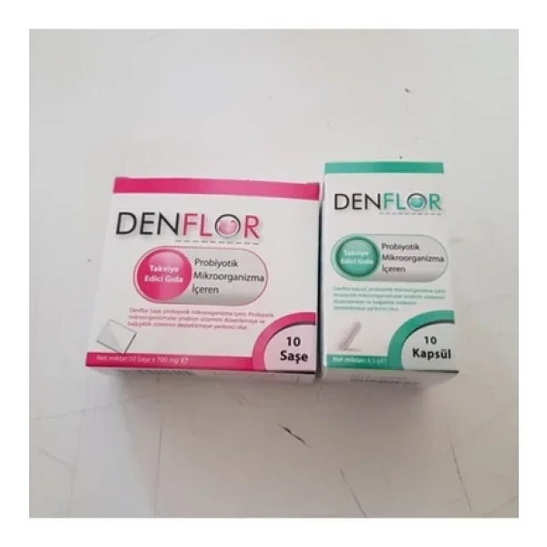 Denflor Takviye Edici Gıda 10 Saşe 10 Kapsül - Görsel 3