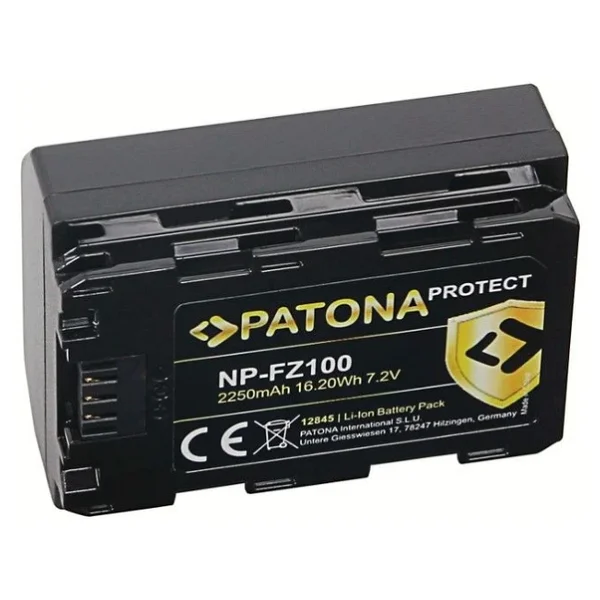 Patona 12845 Protect Sony Np-Fz100 Fotoğraf Makinesi Bataryası - Görsel 7
