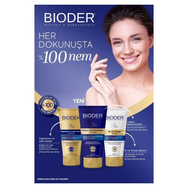 Bıoder Nemlendirici El Kremi 50ml - Görsel 3