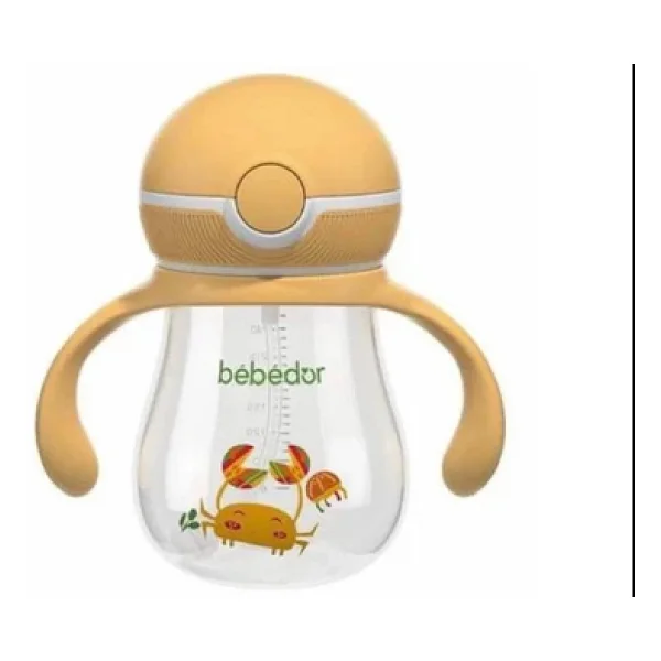 Bebedor 7504 Bas Aç Kapaklı Kulplu Pp Alıştırma Bardağı 260 Ml - Görsel 5
