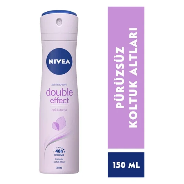 Nivea Double Effect Mor Düşler 150 Ml Kadın Deodorant - Görsel 3