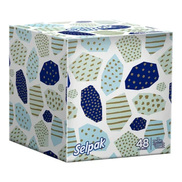Selpak Butik Kutu Mendil 48'li - Görsel 5