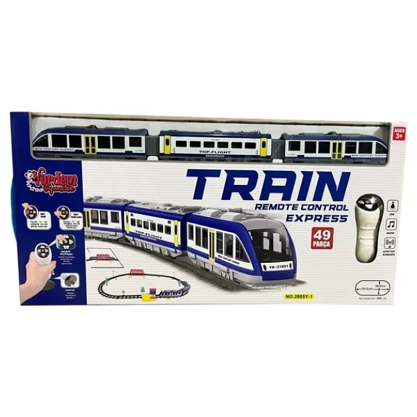 Vardem Le-2805y-1 49 Parça Işıklı 265 Cm Express Tren Seti - Görsel 4