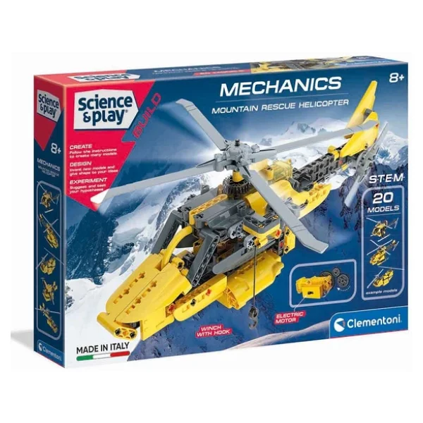Clementoni Mekanik Laboratuvarı Kurtarma Helikopteri 75063 - Görsel 3