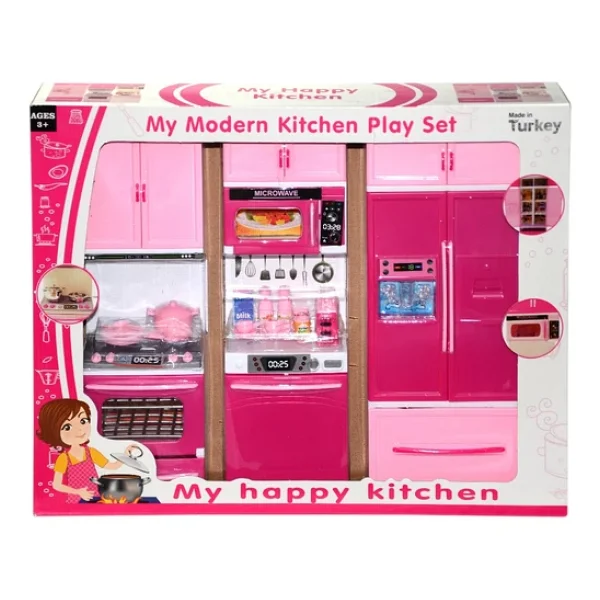 Oydaş Oyuncak Fırın Buzdolabı Bulaşık Makinesi 3'lü Set 02309 - Görsel 6