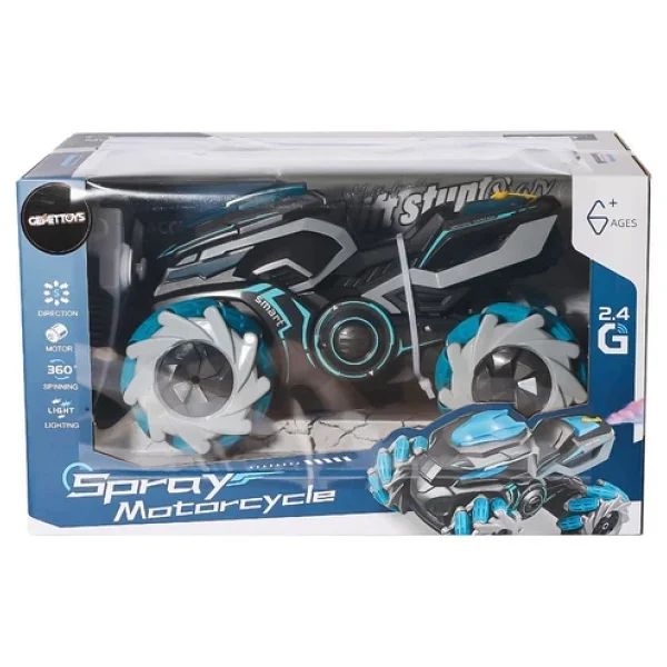 Qh300-3 Drift Yapan Duman Çıkartan Motorcycle Kız Erkek Çocuk Oyuncak Eğitici Oyuncaklar - Görsel 3