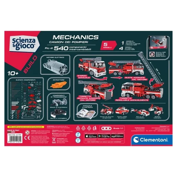 Clementoni Mekanik Laboratuvarı İtfaiye Aracı 75068tr - Görsel 7