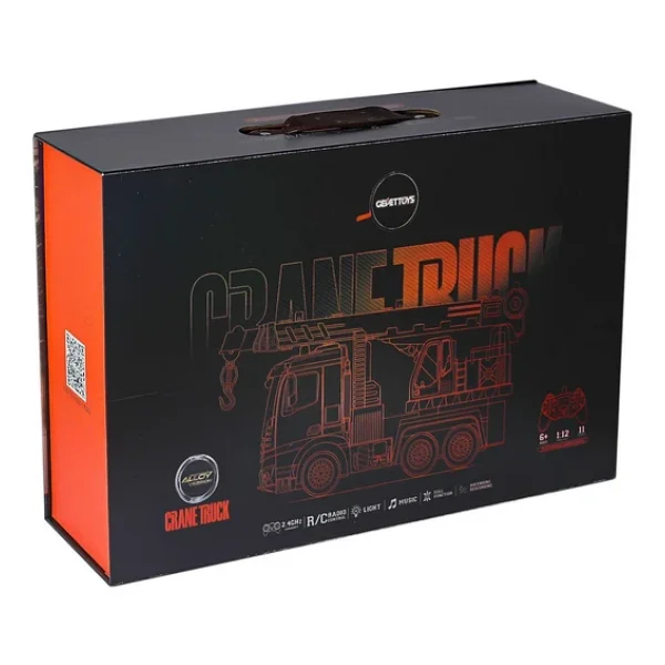 Gepettoys 1:12 Müzikli Işıklı Rc Hj8005-1 Uzaktan Kumandalı Vinç - Görsel 7