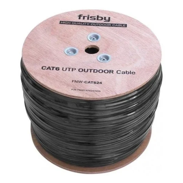 Frisby Fnw-Cat624 Utp 305 M Dış Ortam Cat6 Network Kablosu - Görsel 5