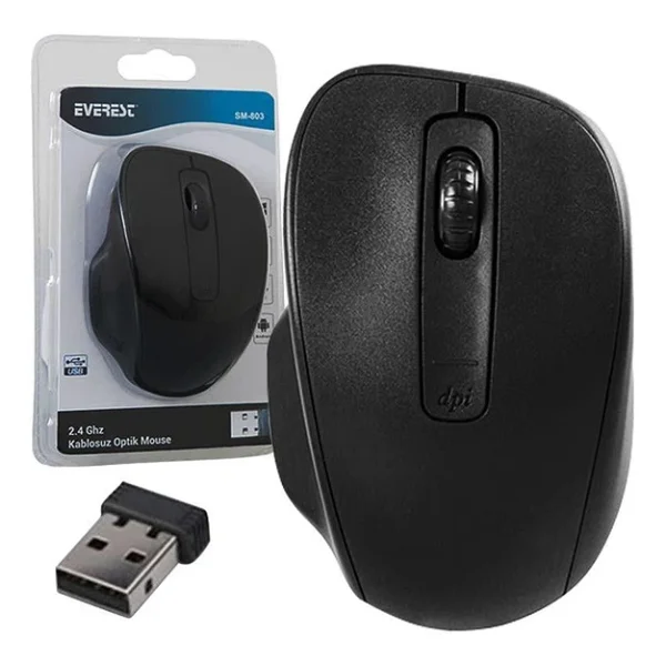 Everest Sm-803 Optik Kablosuz Mouse - Görsel 4