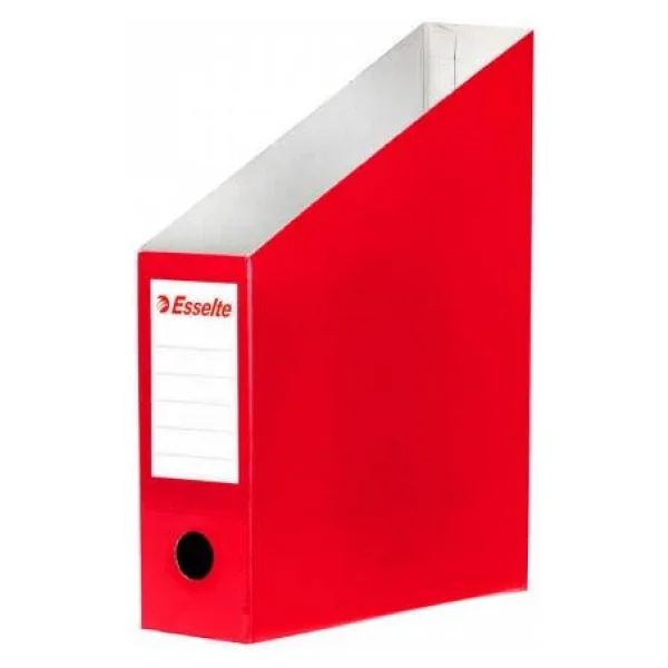 Esselte Kutu Klasör (Magazinlik) Karton 7.2x31.5x25cm Kırmızı 5276-25 (6 Lı Paket) - Görsel 3