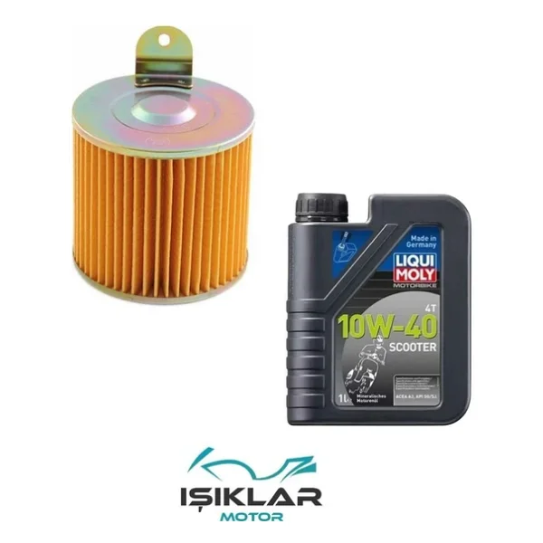 Motolux Ceo 110 125 Liqui Moly Yağ Ve Hava Filtre Bakım Seti Bs0016 - Görsel 3
