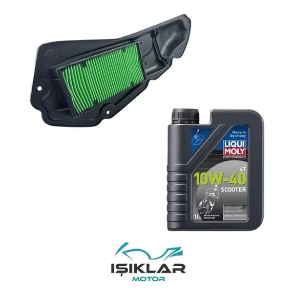 Honda Pcx 125 14-17 Liqui Moly Yağ Ve Hava Filtre Bakım Seti Bs0033 - Görsel 3