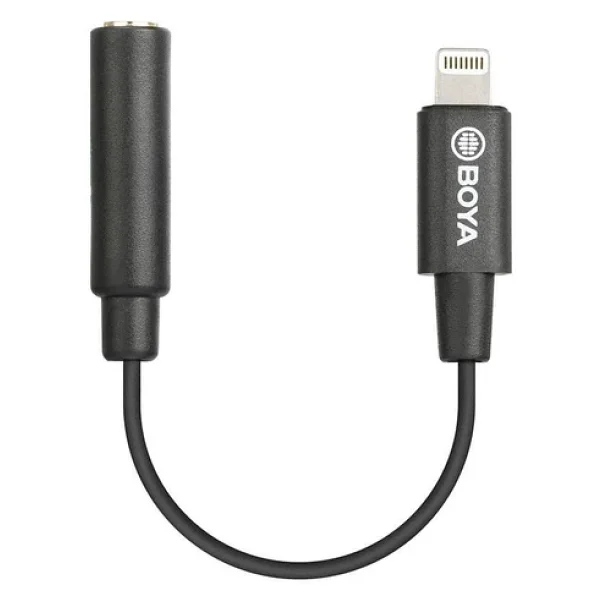 Boya By-K3 iPhone 5 6 7 8 10 X 11 Serileri İçin Lisanslı 3.5mm Ses Çevirici - Görsel 2