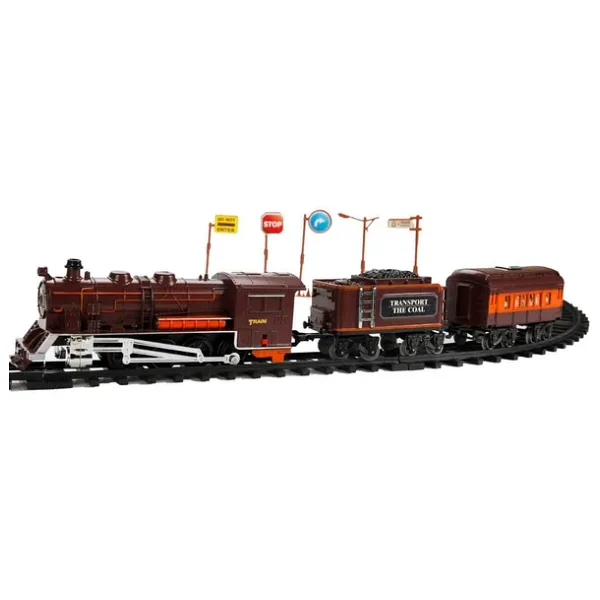 Sunman Sesli Ve Işıklı Tren Oyun Seti 51085 Kahverengi Tren - Görsel 6
