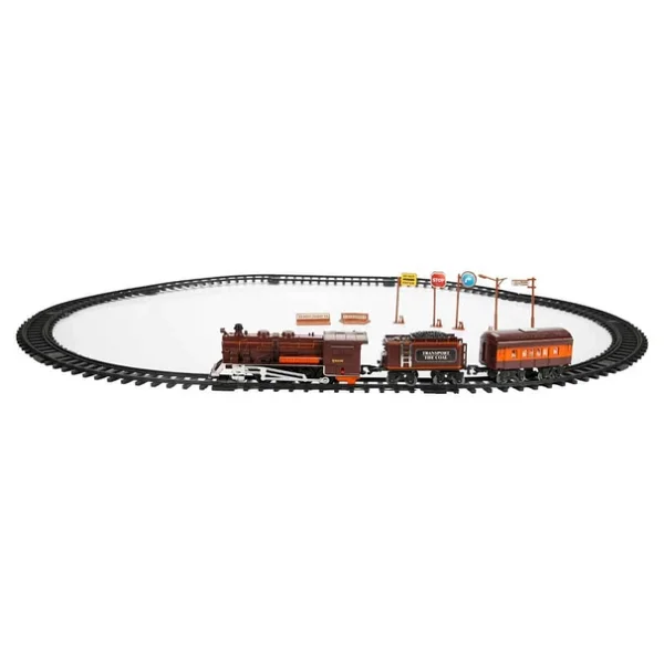 Sunman Sesli Ve Işıklı Tren Oyun Seti 51085 Kahverengi Tren - Görsel 4