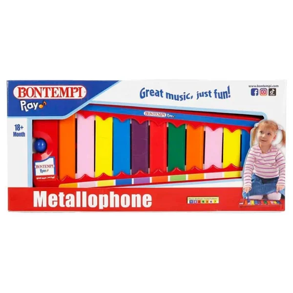 Bontempi Renkli Metal Ksilofon - Görsel 3