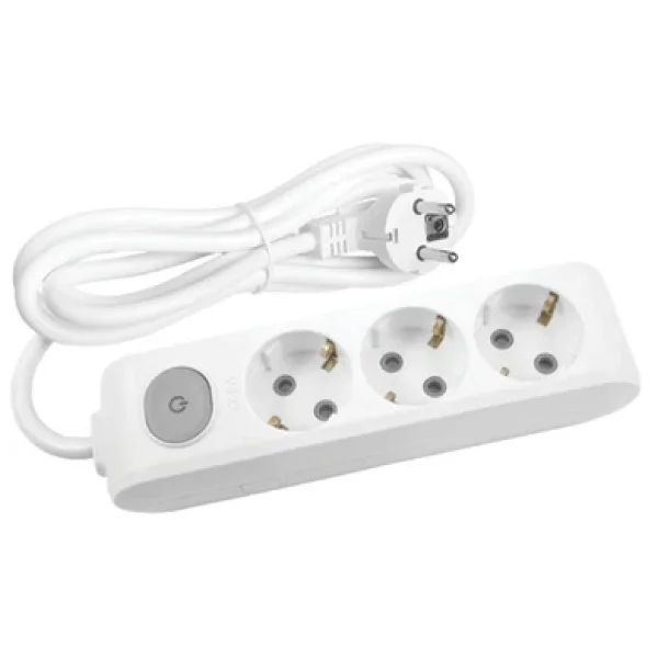 Viko Multi-Let 90117301 Topraklı Anahtarlı Beyaz 1 M 3'lü Priz - Görsel 5