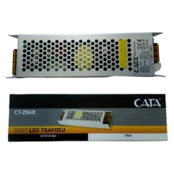 Cata Ct-2560 Slim 150 W 12 Volt 12.5 Amper Şerit LED Trafosu - Görsel 3