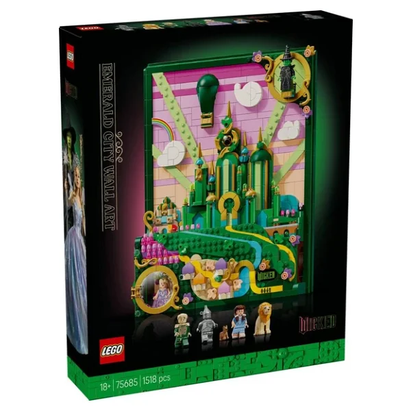 Lego 75685 Wicked Emerald City Duvar Tablosu - Görsel 3