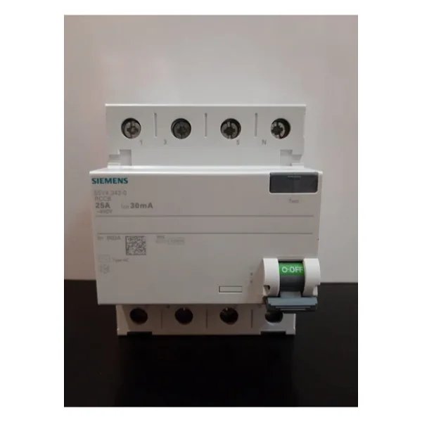 Siemens 5sv4342-0 4x25 A 400 V 30 Ma Ac Tipi Kaçak Akım Rölesi - Görsel 3
