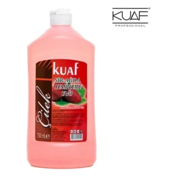 Kuaf Çilek 750 Ml Ağda Temizleme Yağı - Görsel 3