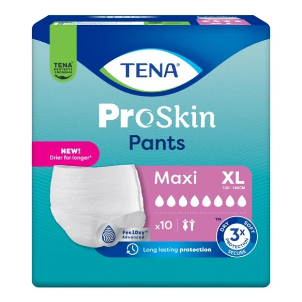 Tena Emici Külot Maxi 8 Damla Ekstra Büyük Boy XL 10'lu 4 Adet Hasta Bezi - Görsel 6