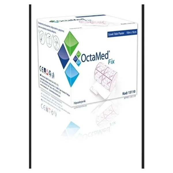 Octamed Fix Esnek 10m X 10cm 5 Adet Tıbbi Plaster - Görsel 3