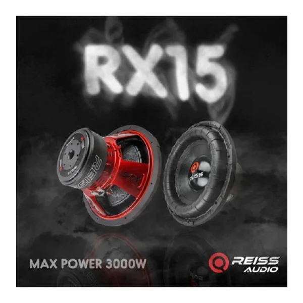 Reiss Audio Rs-Rx15 2000 W 38 Cm Subwoofer Oto Hoparlör - Görsel 5