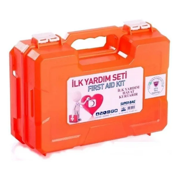 Geseus İlk Yardım Çantası Araç Ev İlk Yardım Seti Taşınabilir Ecza Dolabı İçi Boş - Görsel 3