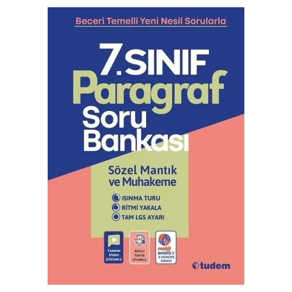 Tudem Yayınları 7. Sınıf Paragraf Soru Bankası - Görsel 4